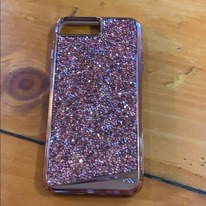 Case Mate iPhone rose gold crystals case!!!!